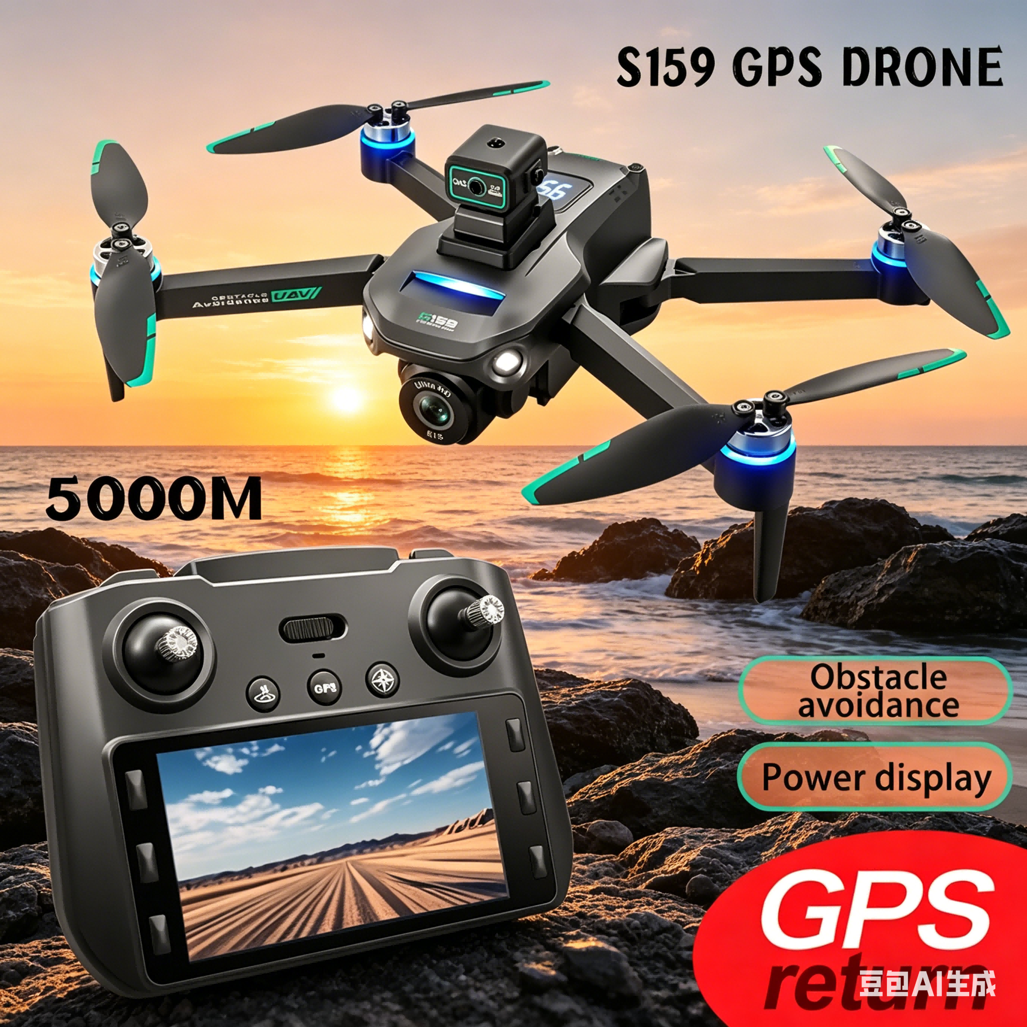 Drone Battery Adapter - S159 GPS Drone 4K Profesional Dual