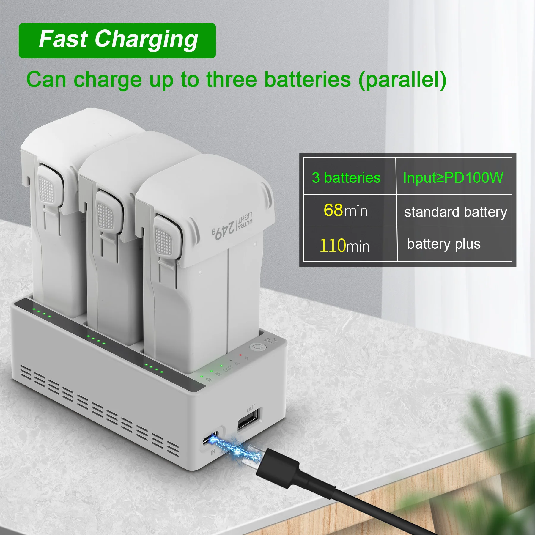 Charger Hub for DJI LITO 1 X1  - Drone Charging Hub avaliação e preço