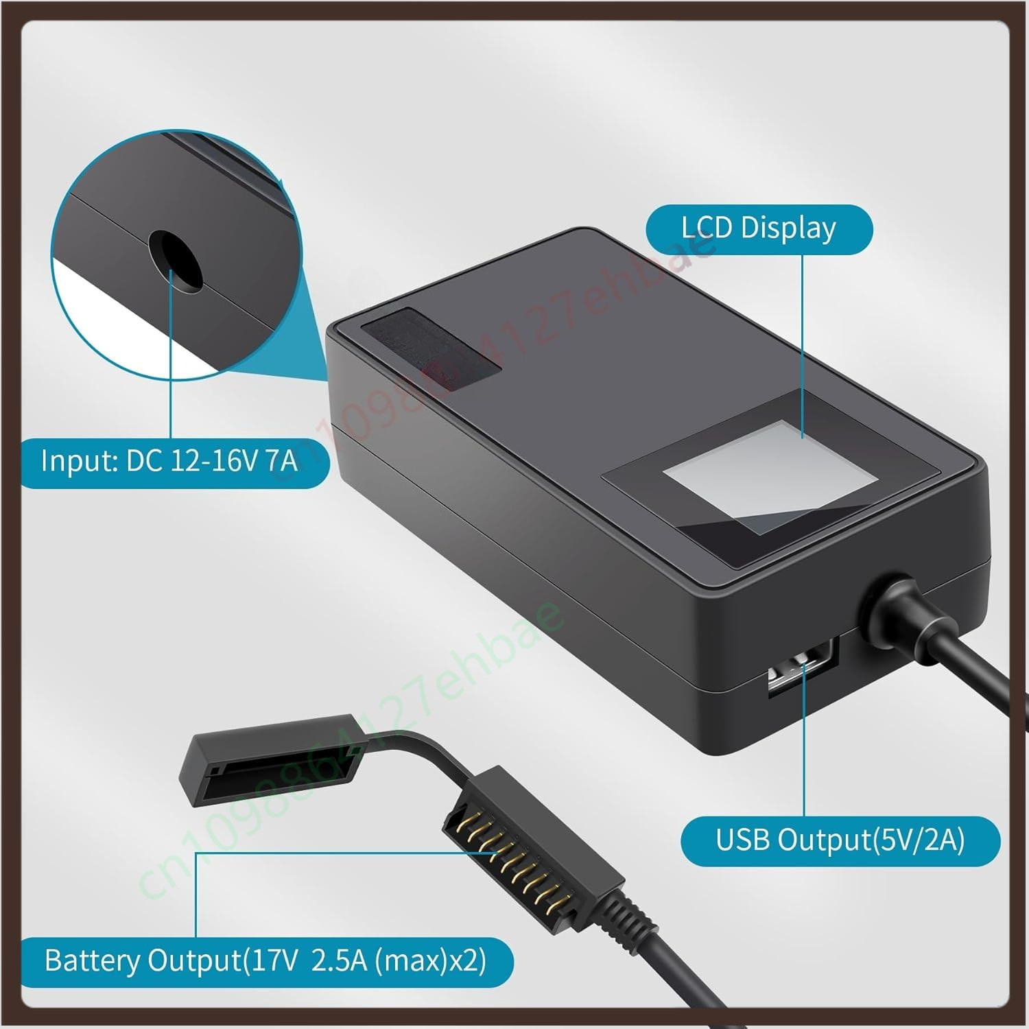LCD battery car charger for DJ - Drone Charging Hub avaliação e preço