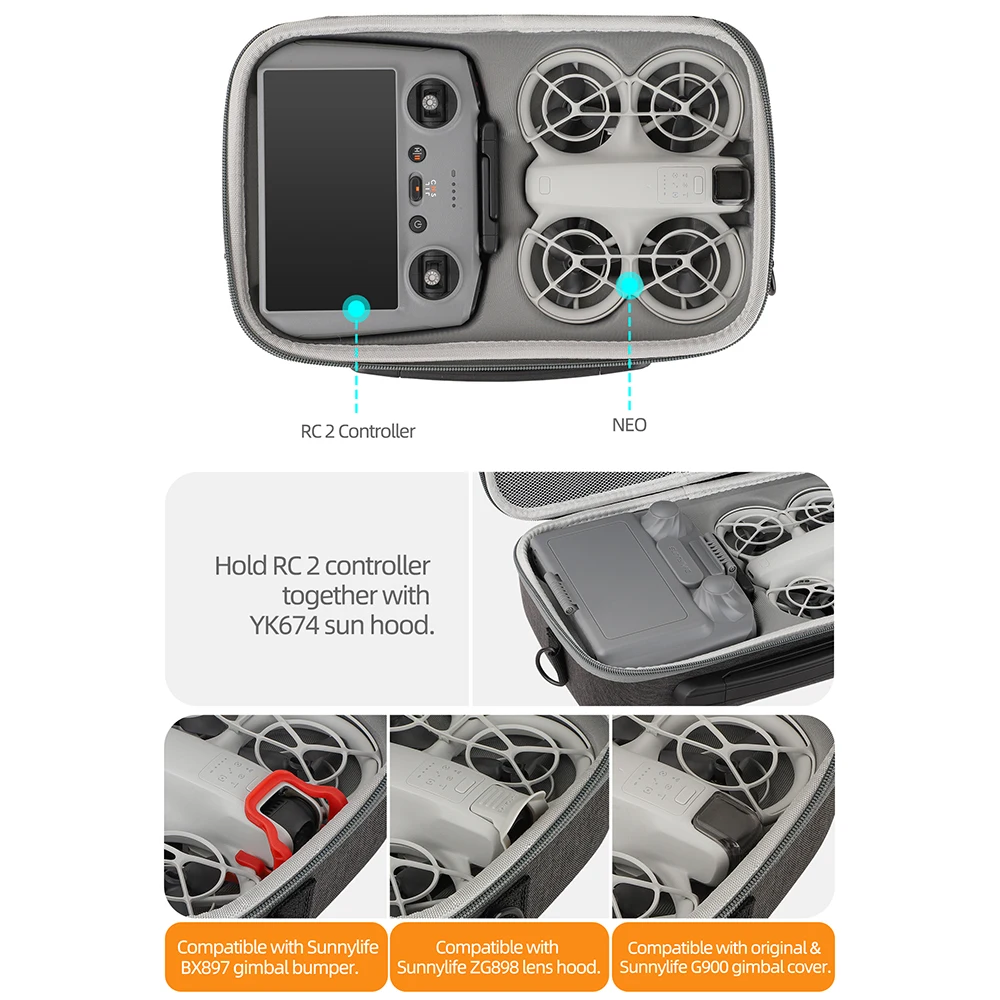 For DJI NEO RC 2 Remote Contro - Drone Controller Hood avaliação e preço
