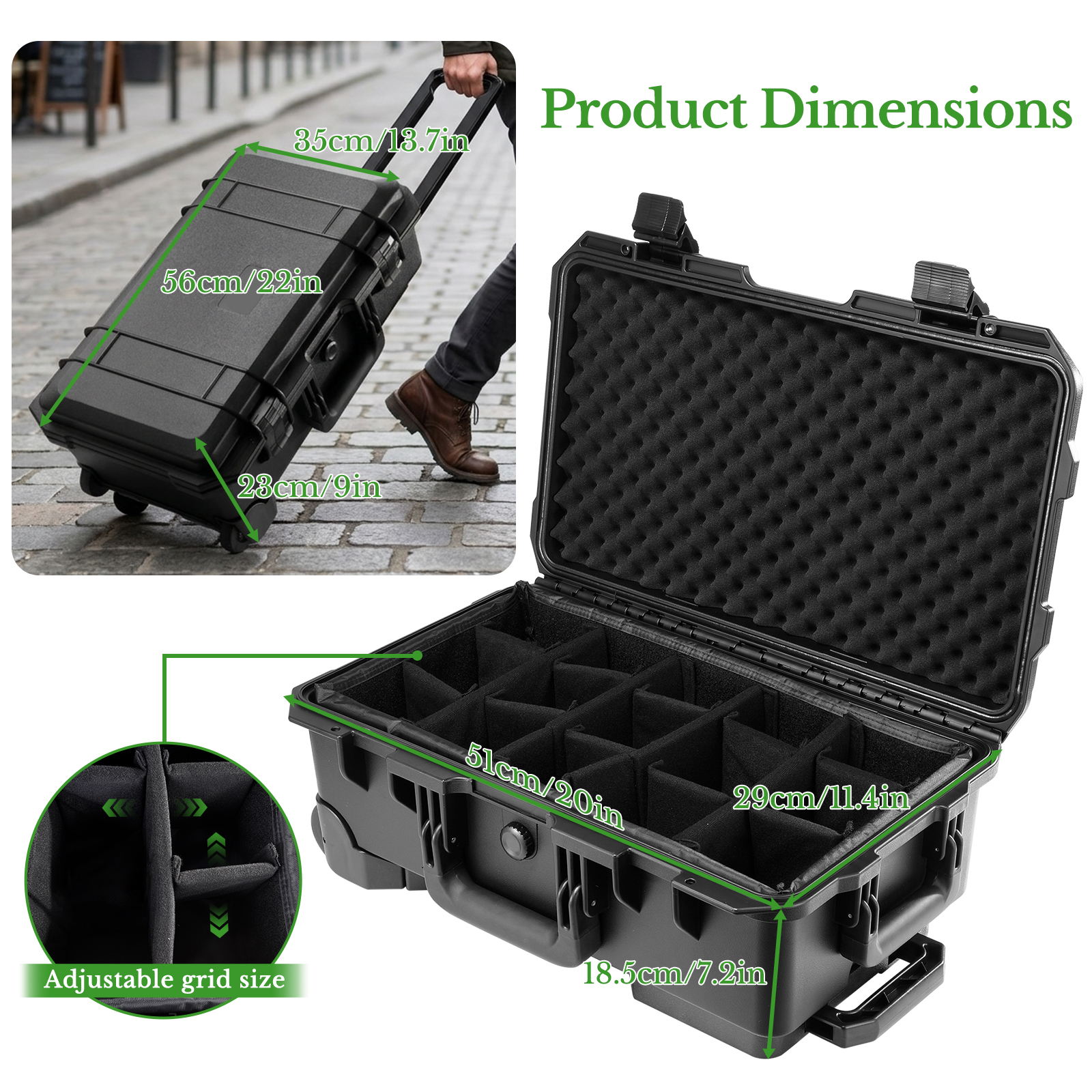 Professional Large Hard Rollin - Drone Carrying Case avaliação e preço