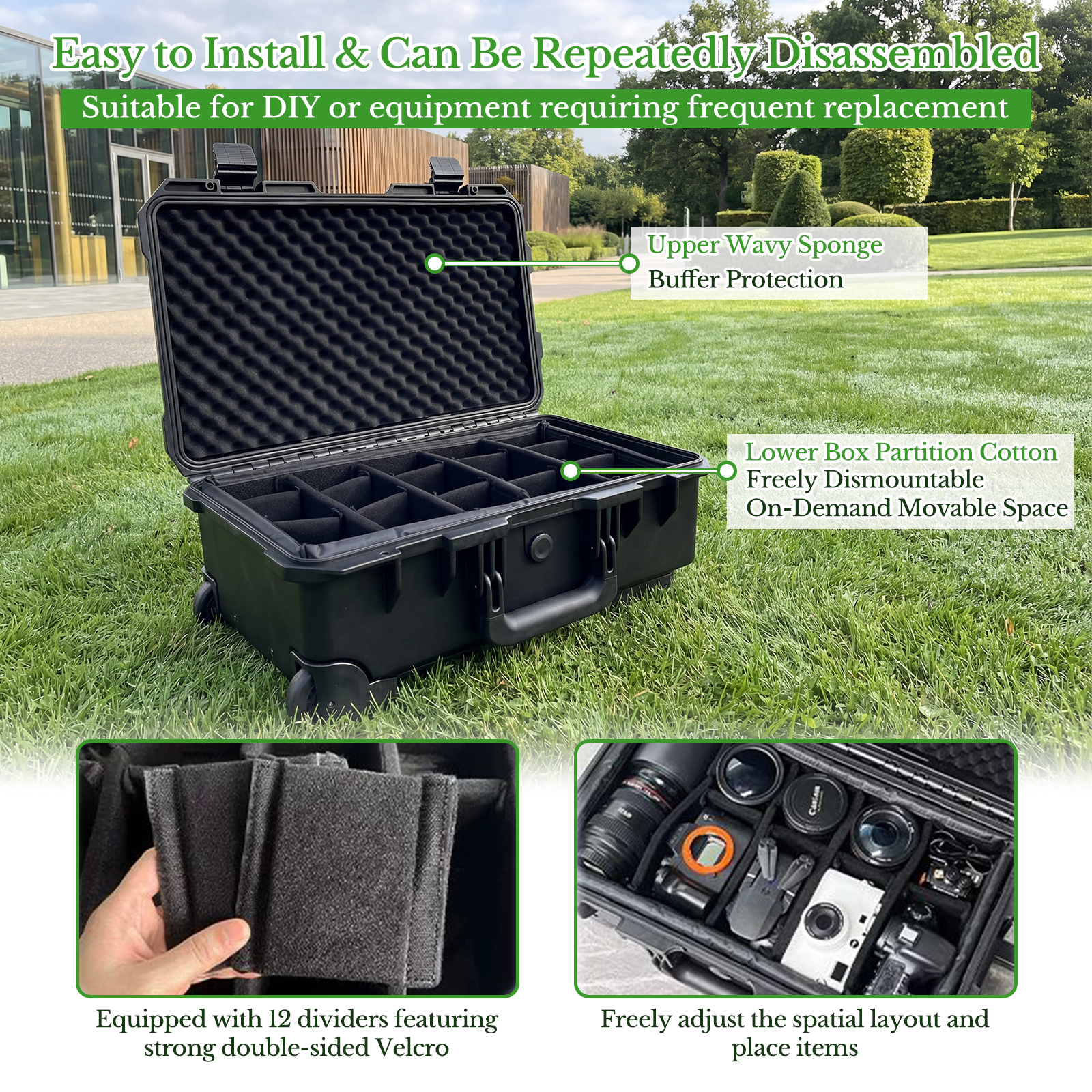 Professional Large Hard Rollin - Drone Carrying Case avaliação e preço