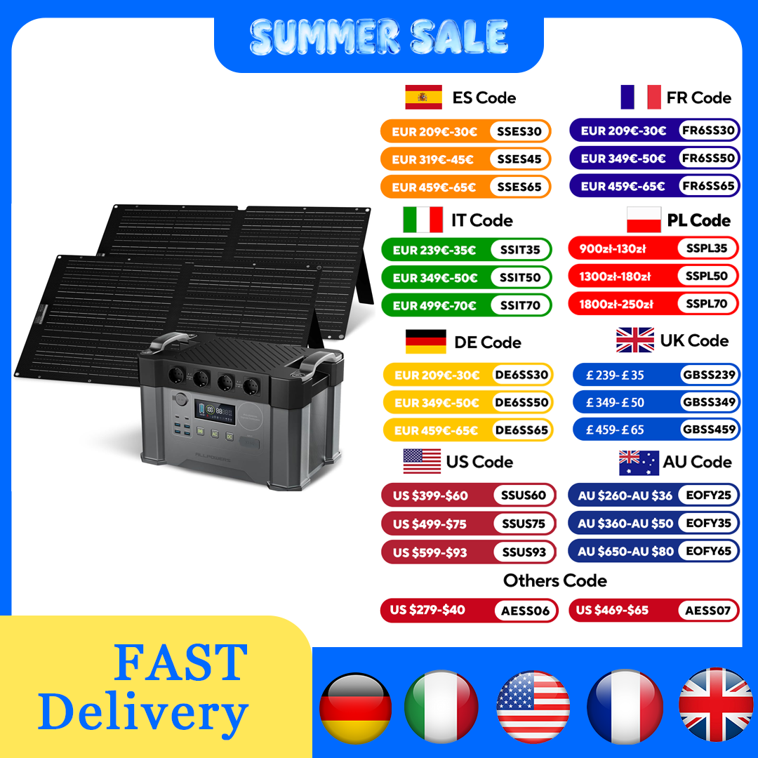 ALLPOWERS S2000 Pro Outdoor Ge - Drone Solar Charger avaliação e preço