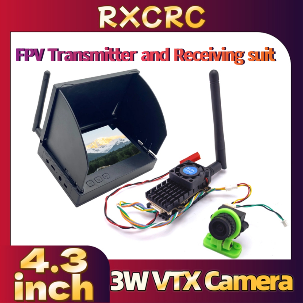 RXCRC 5.8G 3W Video VTX transm - Drone Controller Screen avaliação e preço