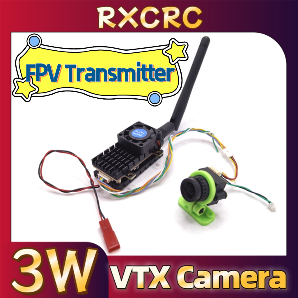 RXCRC 5.8G 3W Video VTX transm - Drone Controller Screen avaliação e preço
