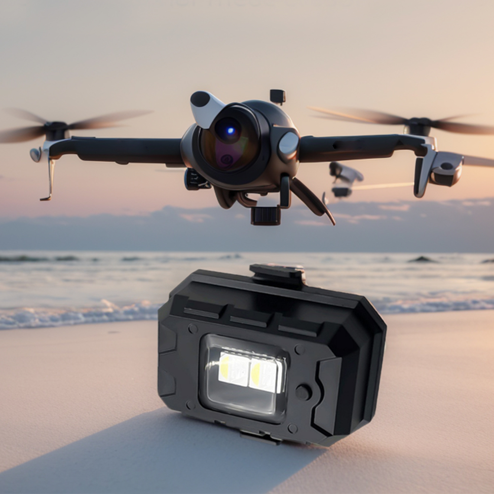 7 Color Motorcycle LED Mini Si - Drone Strobe Light avaliação e preço