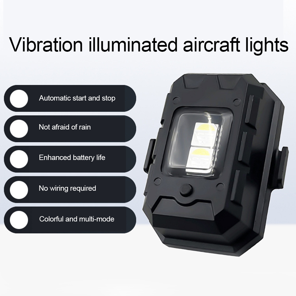 7 Color Motorcycle LED Mini Si - Drone Strobe Light avaliação e preço