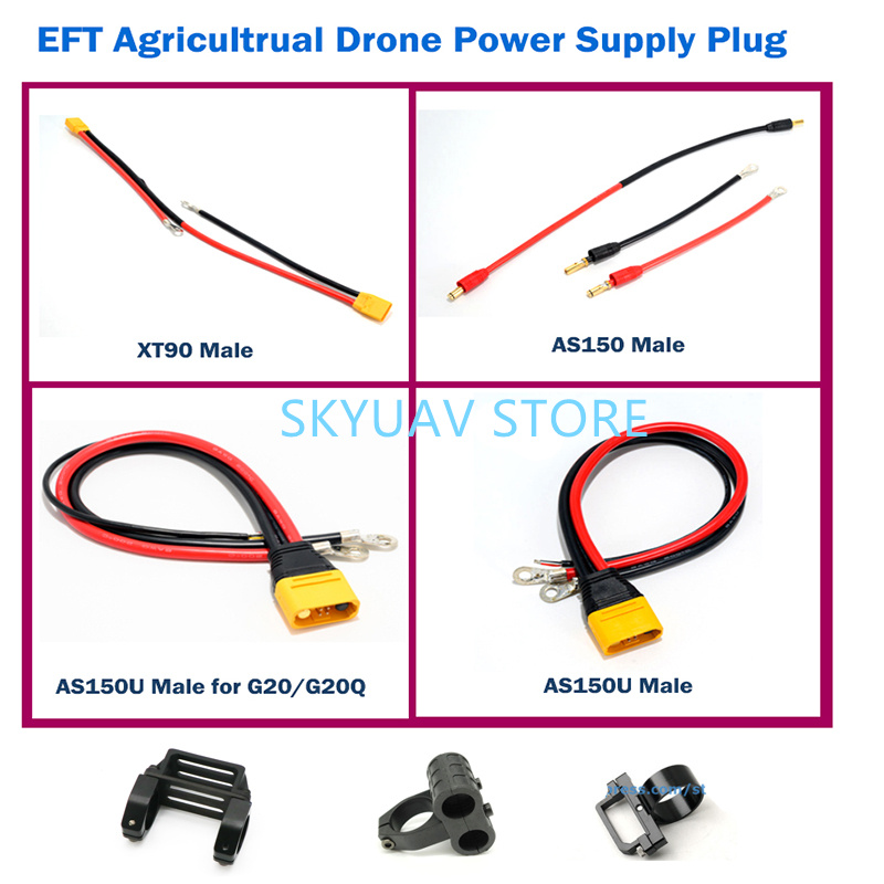 EFT Power Supply XT90 Plug AS1 - Drone Propeller Holder avaliação e preço