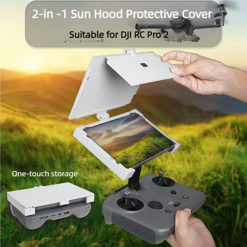 For DJI RC Pro 2 Remote Contro - Drone Controller Hood avaliação e preço