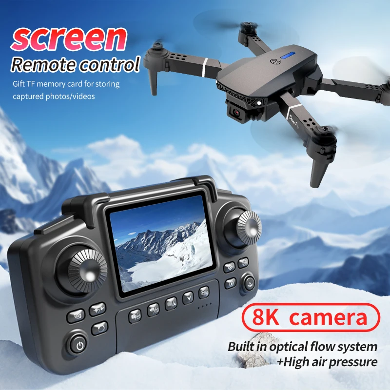 Professional E88 PRO Drone wit - Drone Controller Screen avaliação e preço
