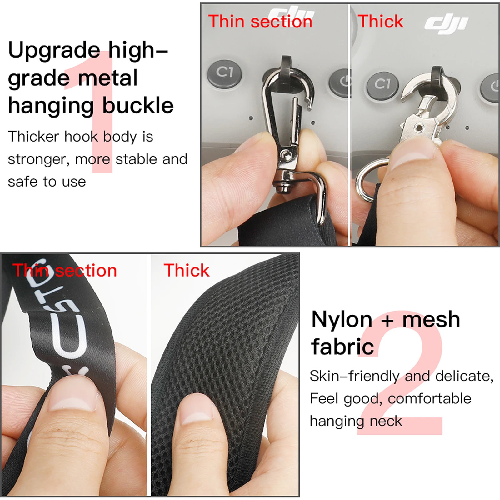 For DJI Avata Drone Lanyard Ne - Drone Neck Strap avaliação e preço