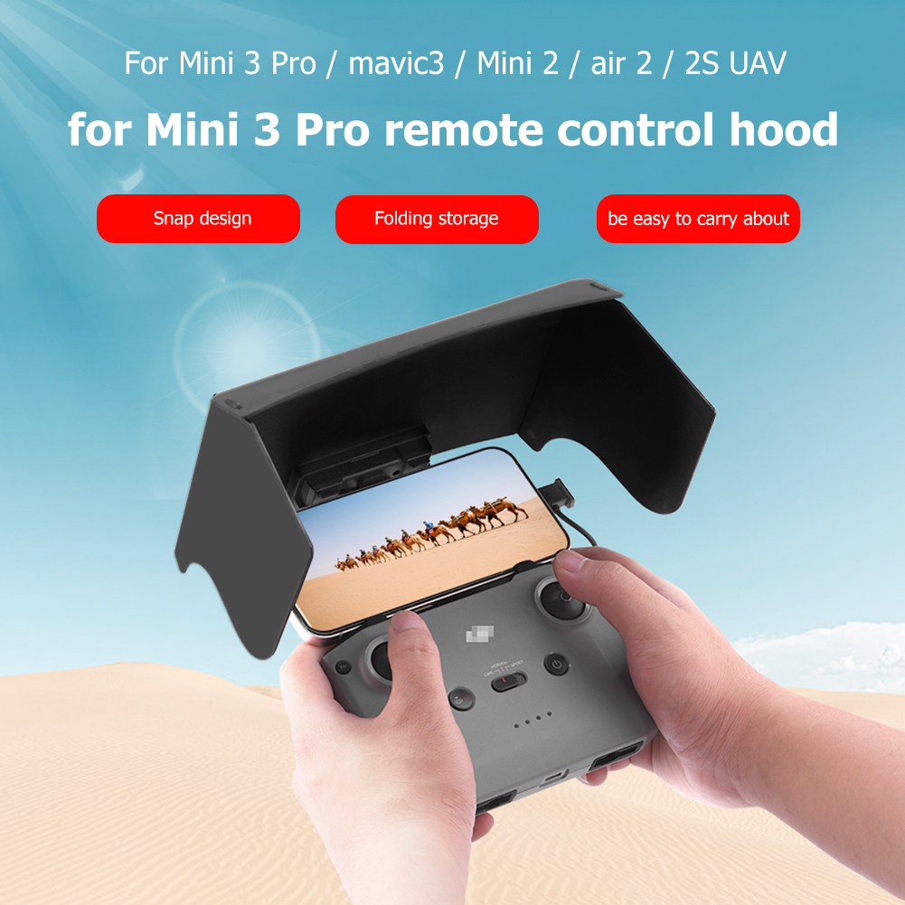 For DJI Mavic 3/Mini 2/Air 2/A - Drone Controller Hood avaliação e preço