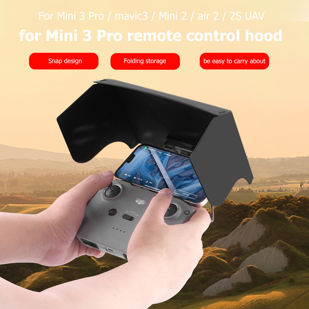 For DJI Mavic 3/Mini 2/Air 2/A - Drone Controller Hood avaliação e preço