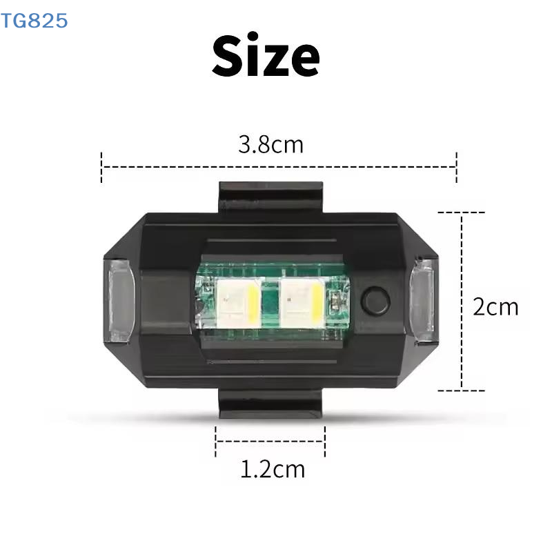 【AN】Motorcycle Lights Drone St - Drone Strobe Light avaliação e preço