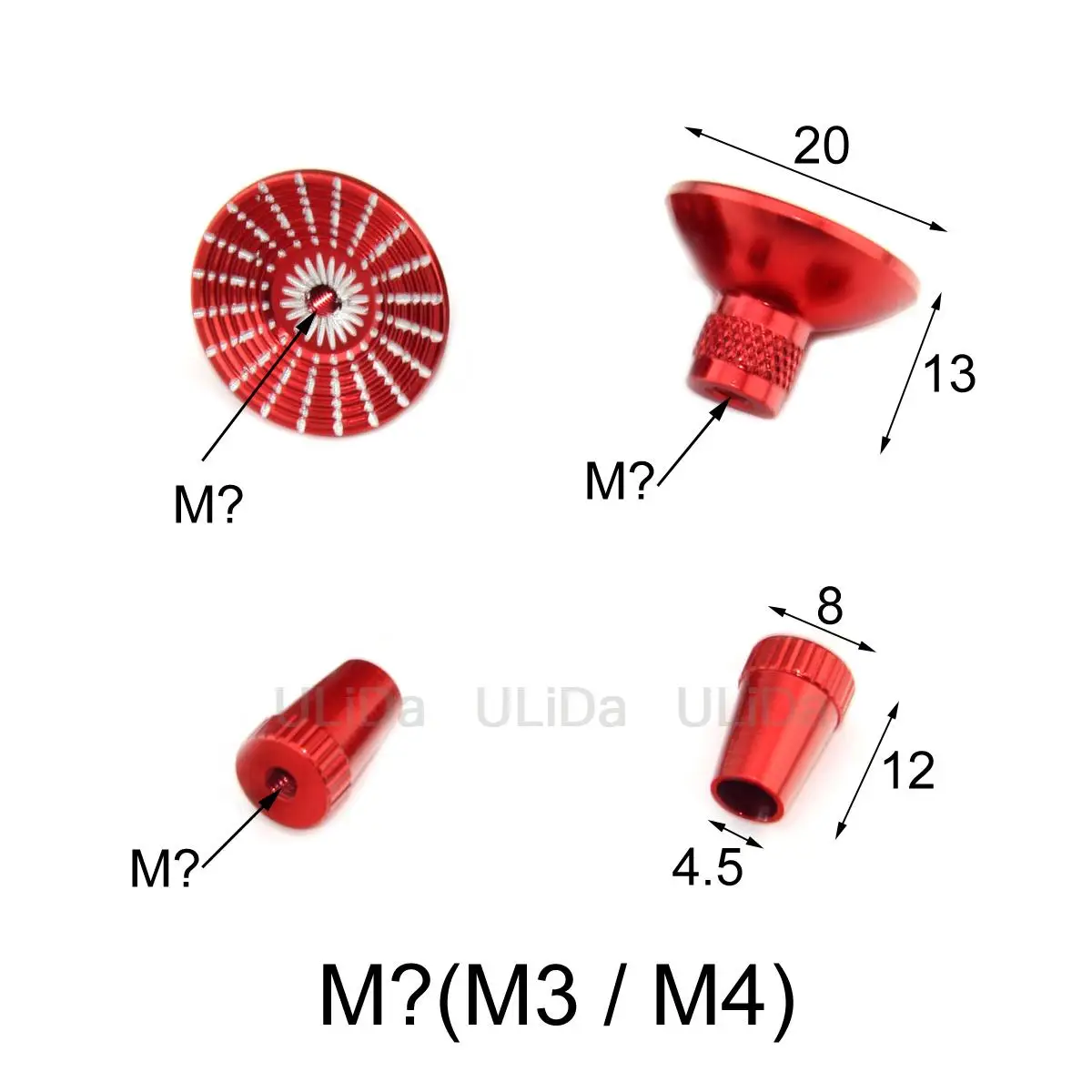 M3 M4 Aluminum Transmitter Joy - Drone Control Stick avaliação e preço