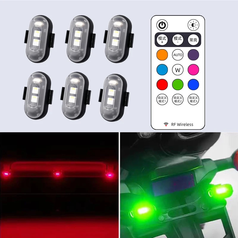 Motorcycle Aircraft Lights RGB - Drone Strobe Light avaliação e preço