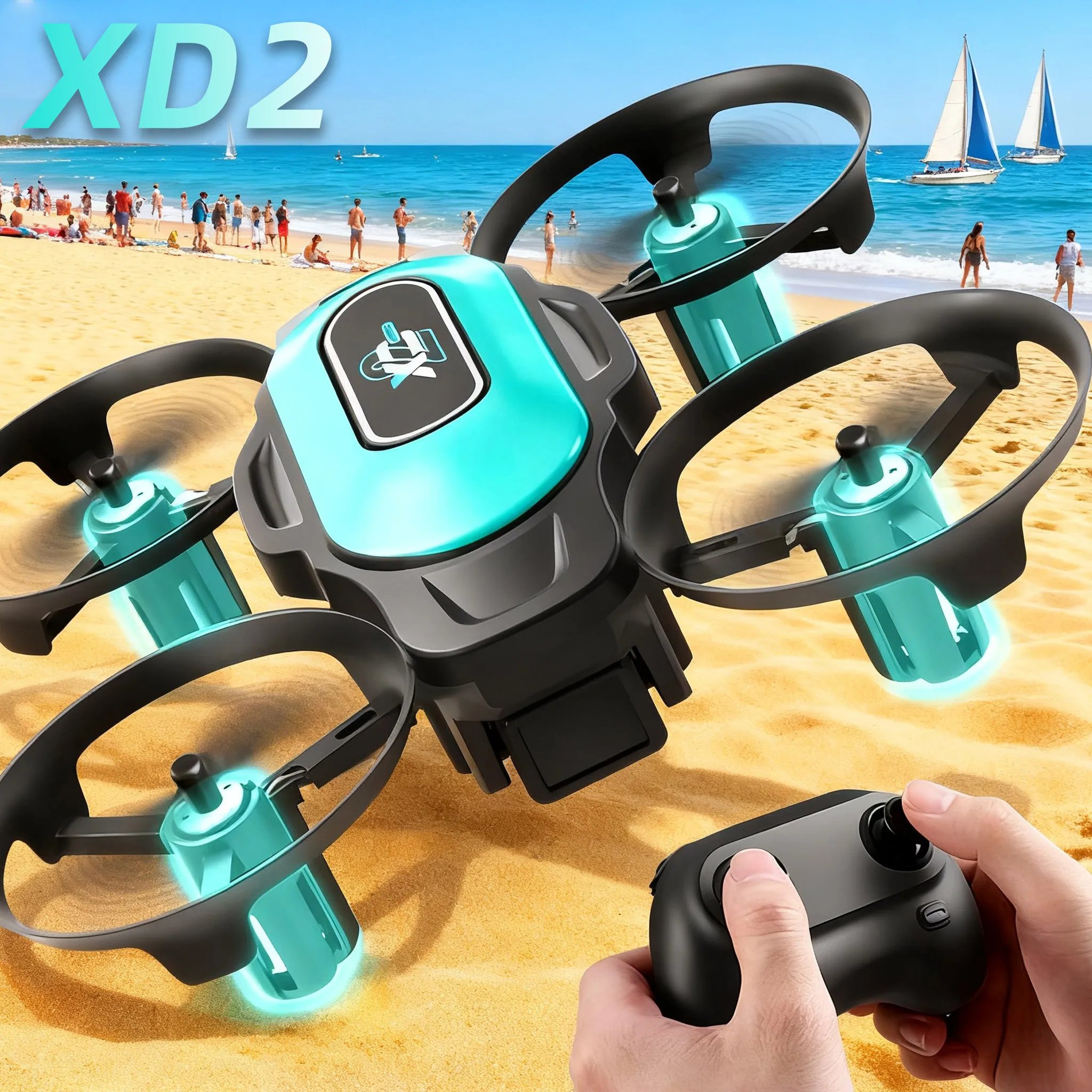 XD2 Mini Drone, 360° Stunt Fli - Drone Controller Screen avaliação e preço