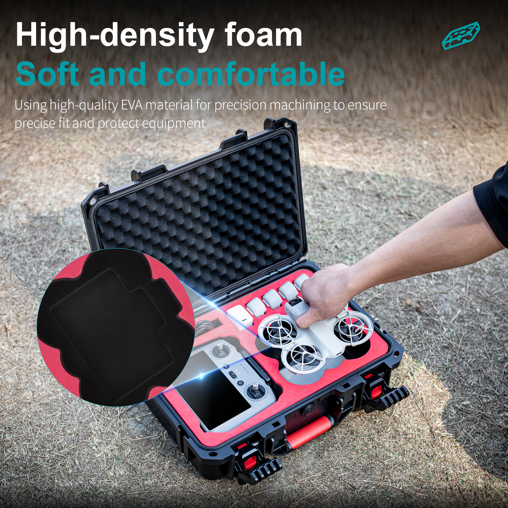 Portable Hard Waterproof Case  - Drone Charging Hub avaliação e preço