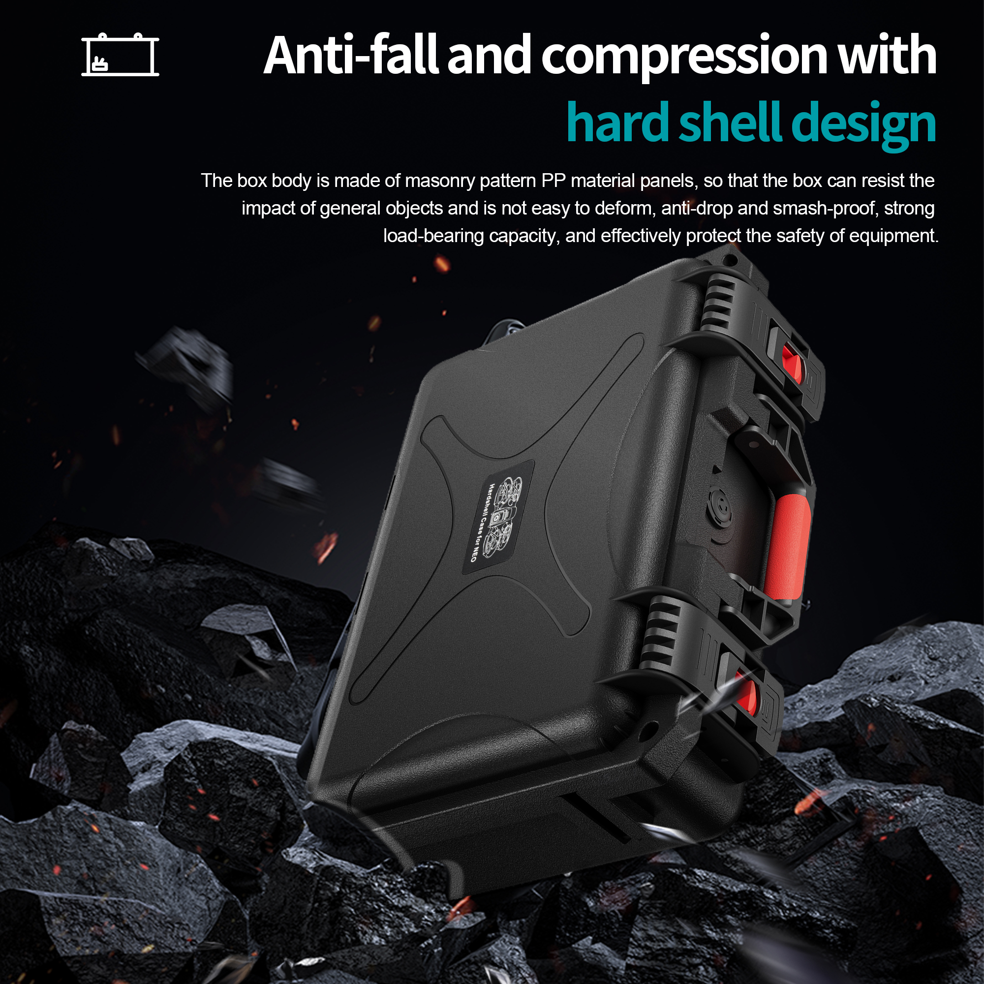 Portable Hard Waterproof Case  - Drone Charging Hub avaliação e preço