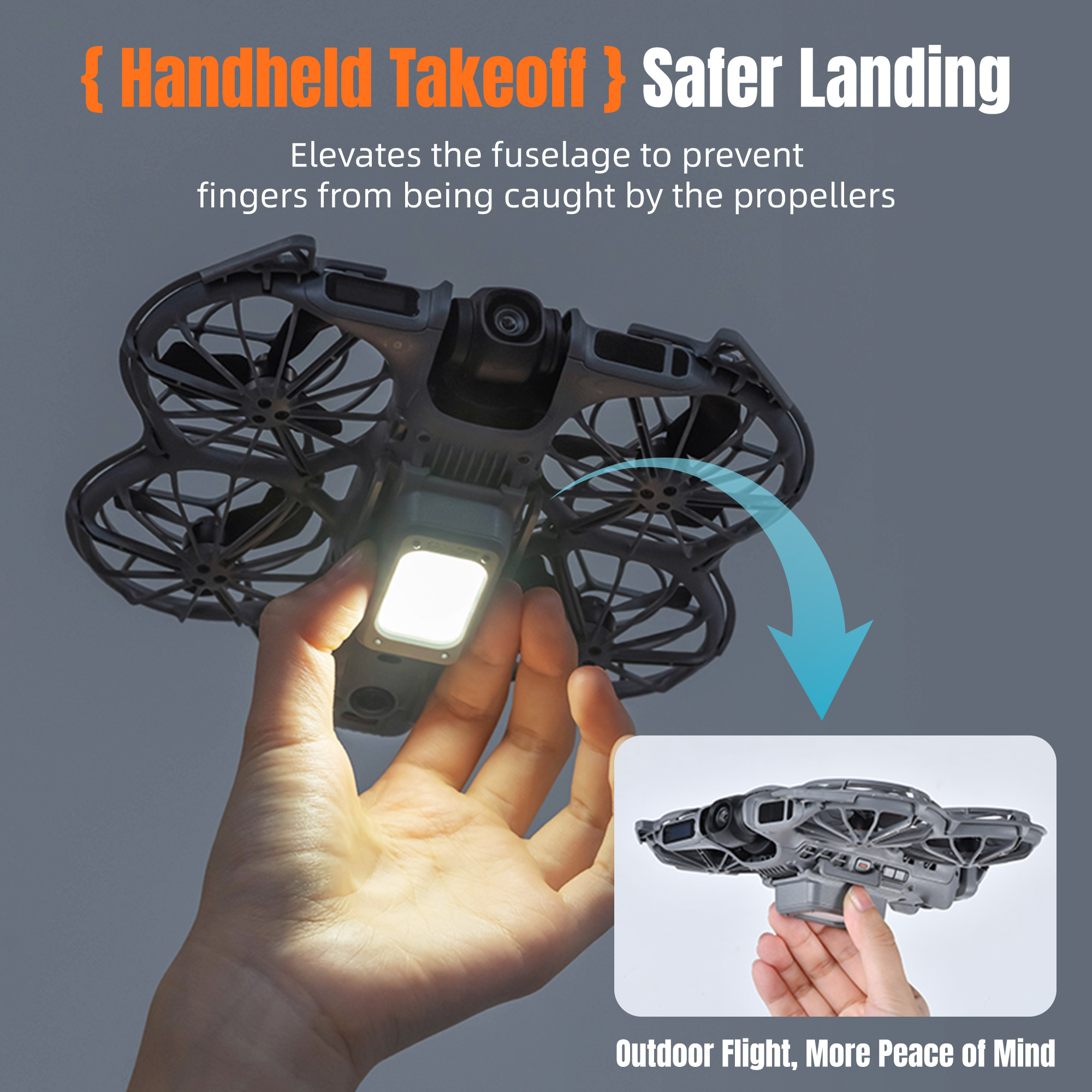 Landing Gear with Flash LED fo - Drone Tablet Mount avaliação e preço