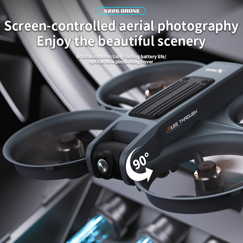 NEW X226 RC Drone 2.4G 5G WIFI - Drone Controller Screen avaliação e preço