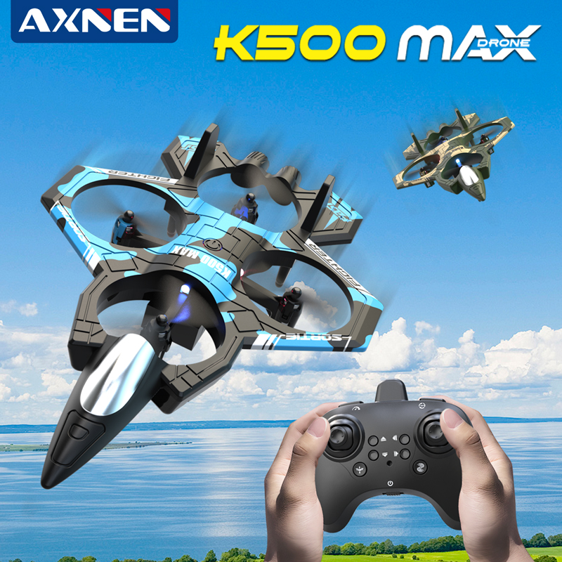 AXNEN K500 MAX RC Plane Fighte - Drone Beacon Light avaliação e preço