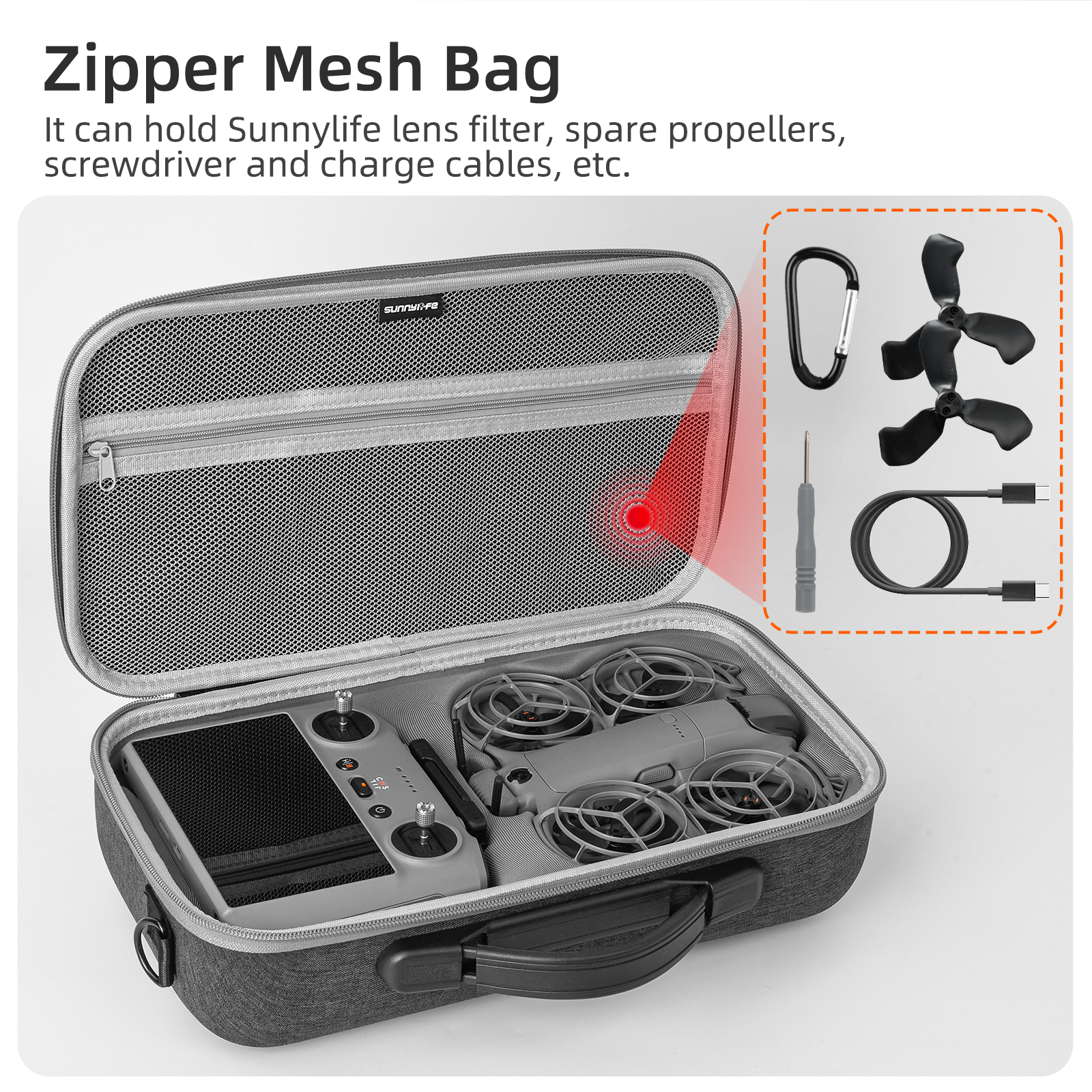 Portable Carrying Case For DJI - Drone Controller Hood avaliação e preço