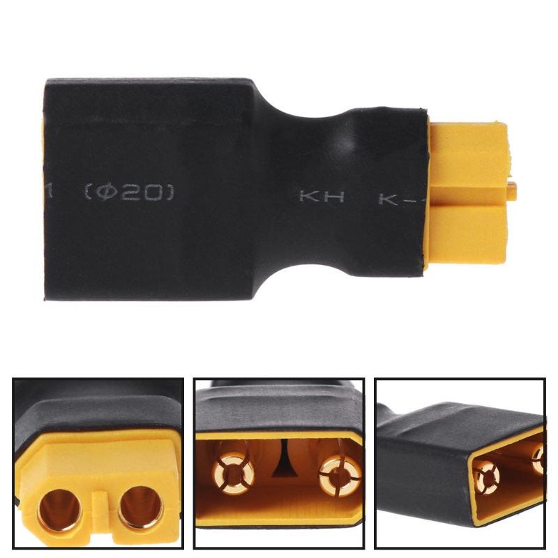 XT90 Male to XT60 Female Adapt - Drone Battery Adapter avaliação e preço