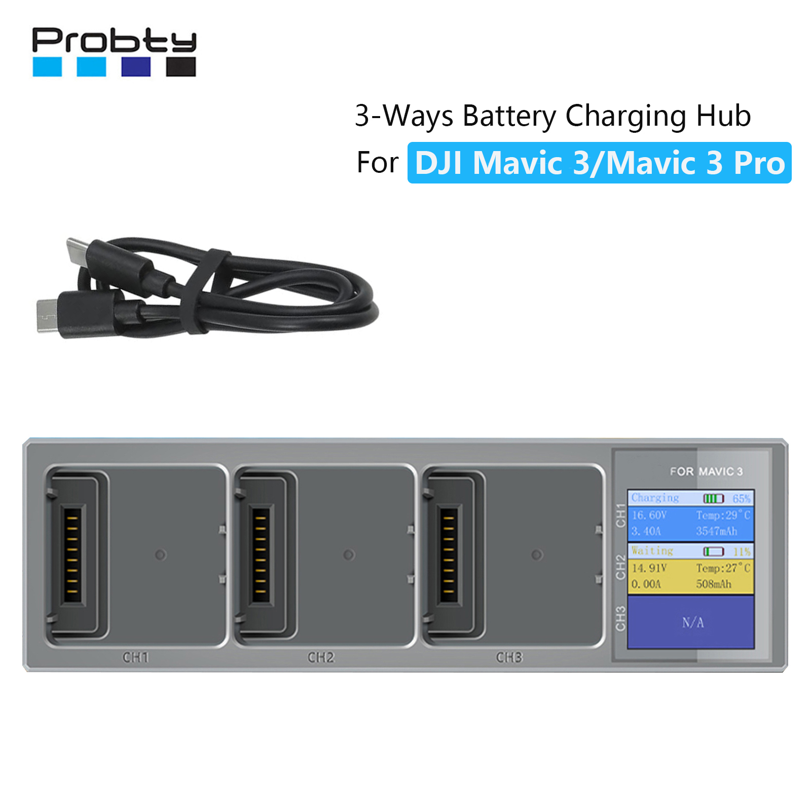 New 3 In 1 Charging Hub for DJ - Drone Charging Hub avaliação e preço
