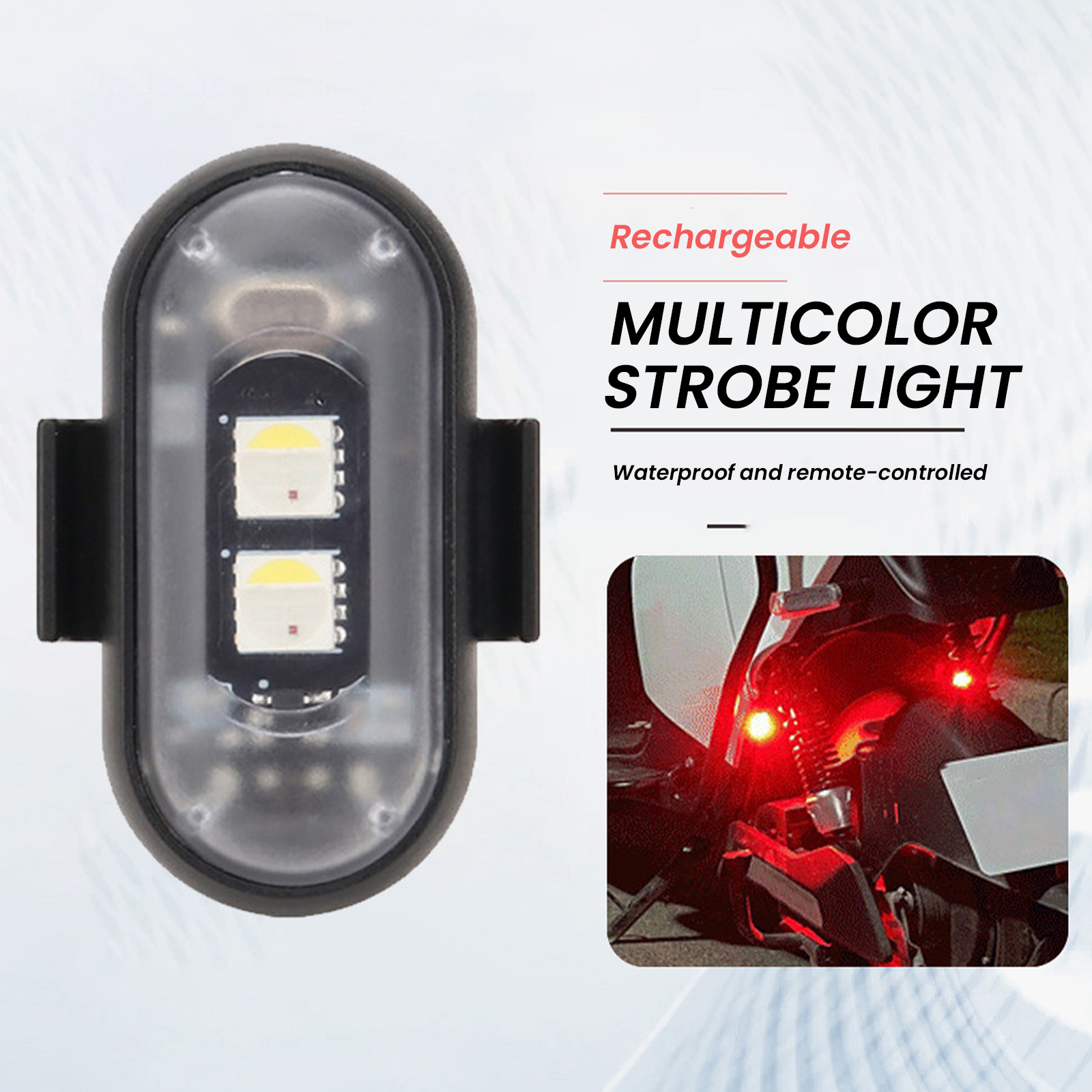 2/4/6PCS Wireless LED Strobe L - Drone Strobe Light avaliação e preço