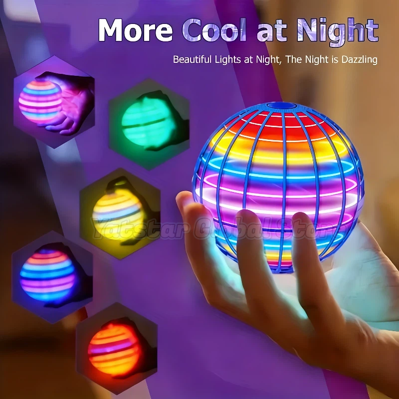 LED Light Up Flying Orb Boomer - Drone Beacon Light avaliação e preço