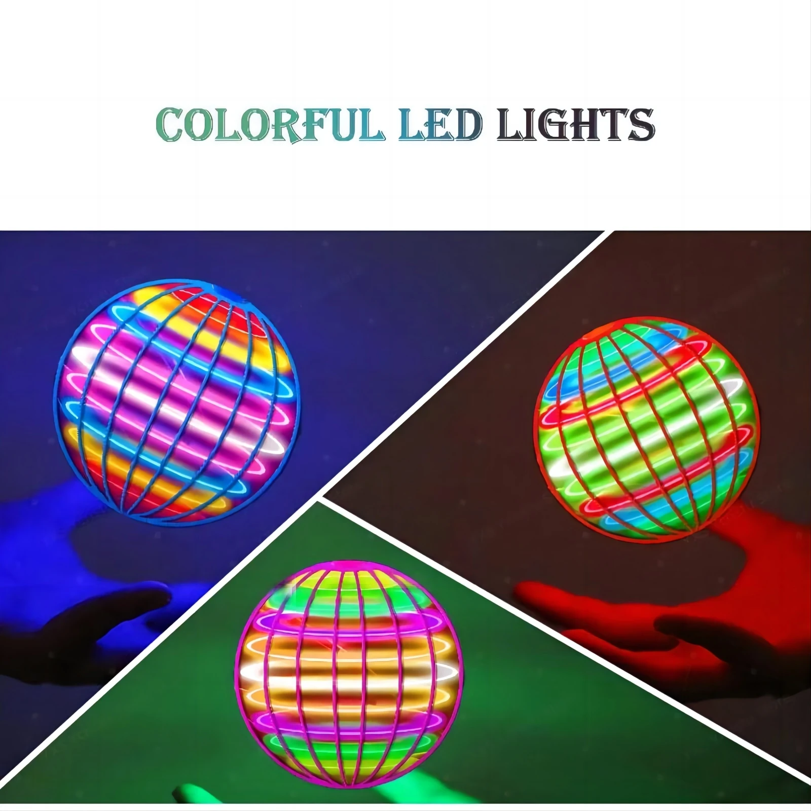 LED Light Up Flying Orb Boomer - Drone Beacon Light avaliação e preço