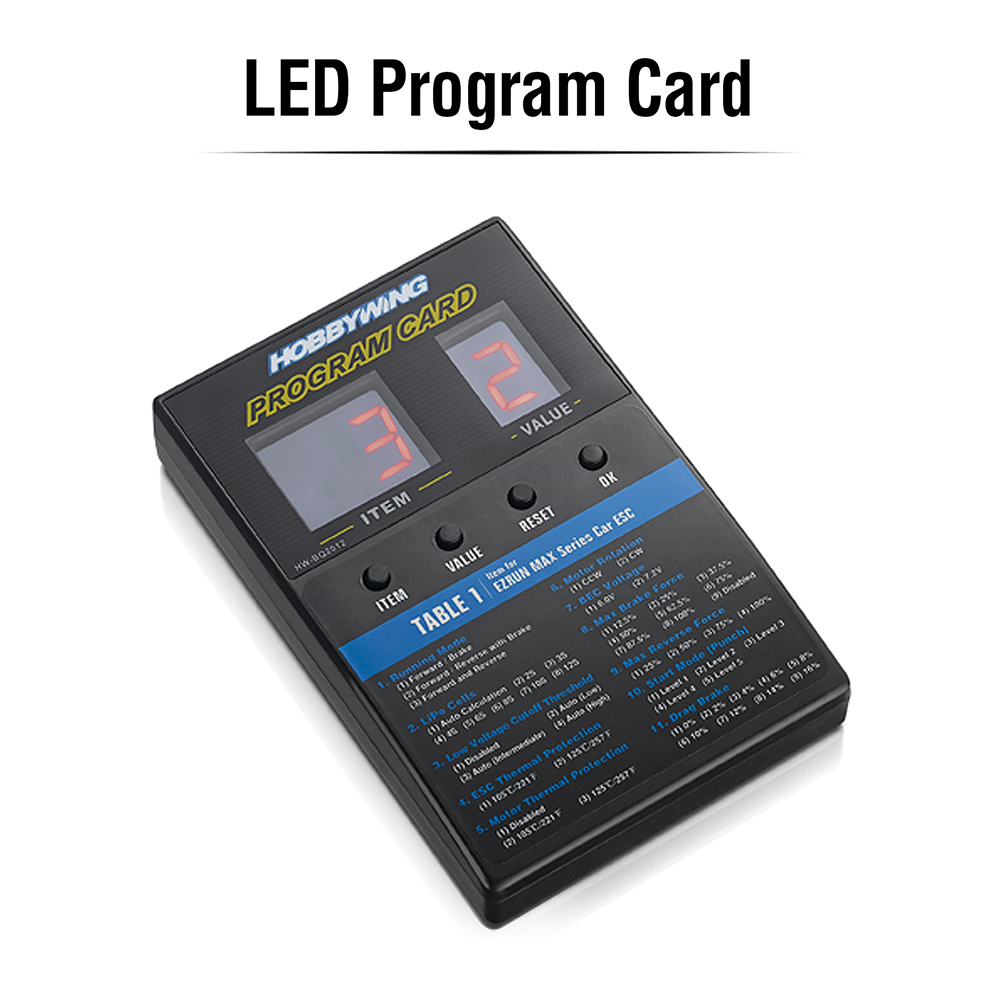 HOBBYWING Program Card LCD/LED - Drone Beacon Light avaliação e preço