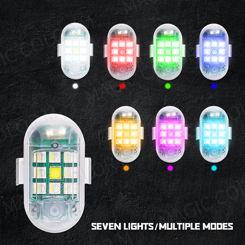2PCS Wireless LED Strobe Light - Drone Strobe Light avaliação e preço