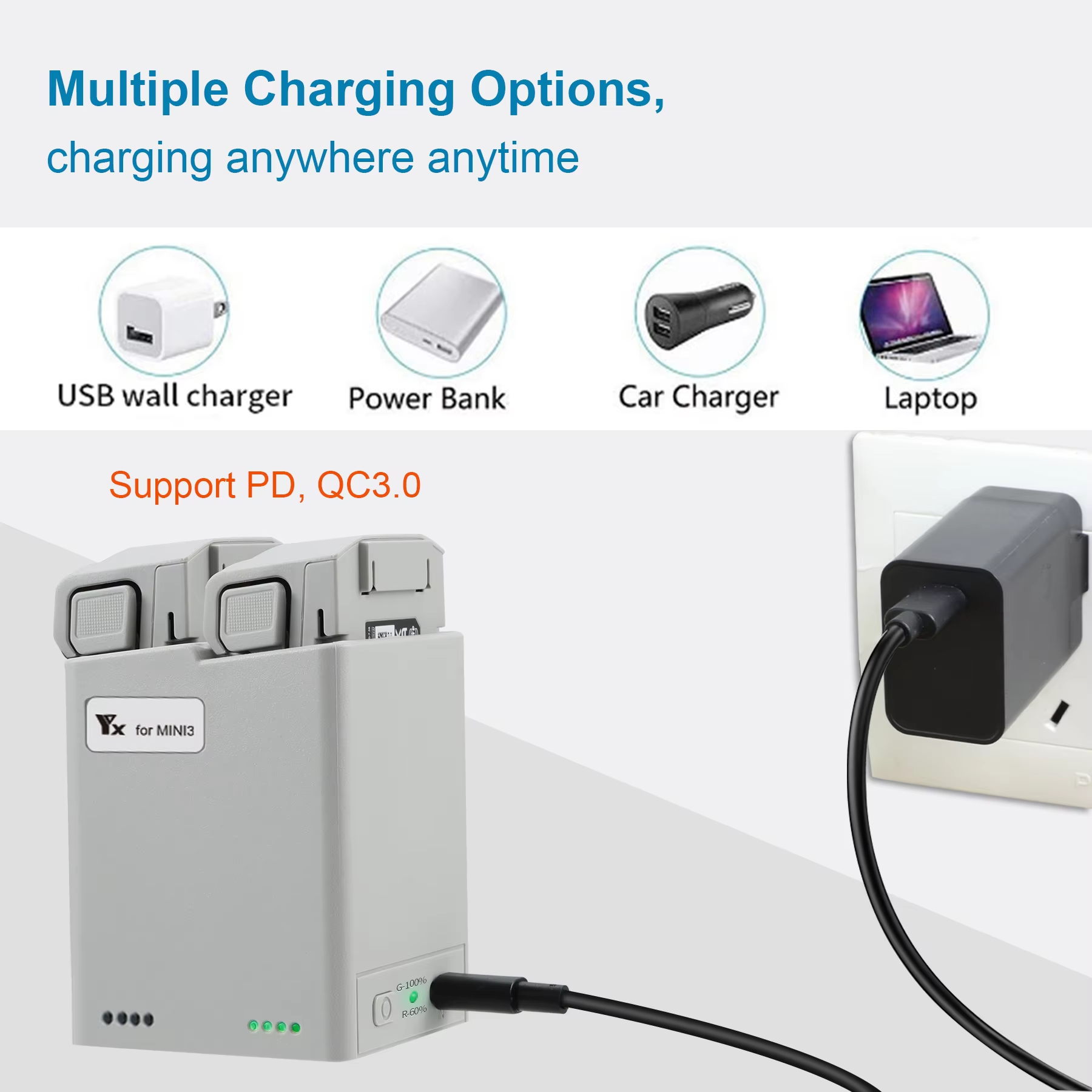 For DJI Mini 3Pro/4Pro Battery - Drone Charging Hub avaliação e preço