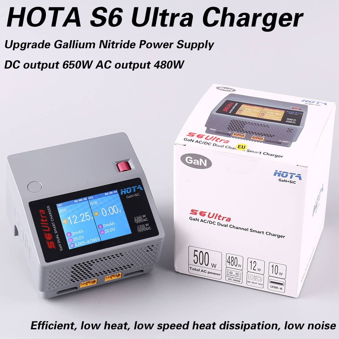 HOTA S6 Ultra Gallium Nitride  - Drone Battery Charger avaliação e preço