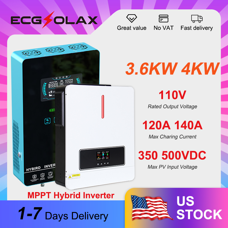 ECGSOLAX 3.6/4KW  Hybrid Solar - Drone Solar Charger avaliação e preço