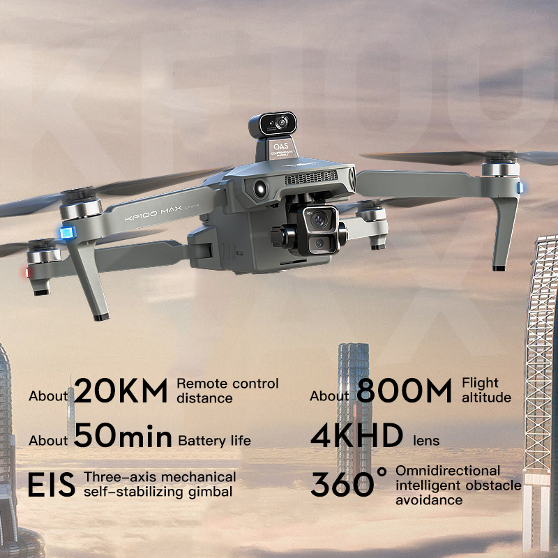 SJRC KF100 MAX 8K UHD Photo HD - Drone Battery Adapter avaliação e preço