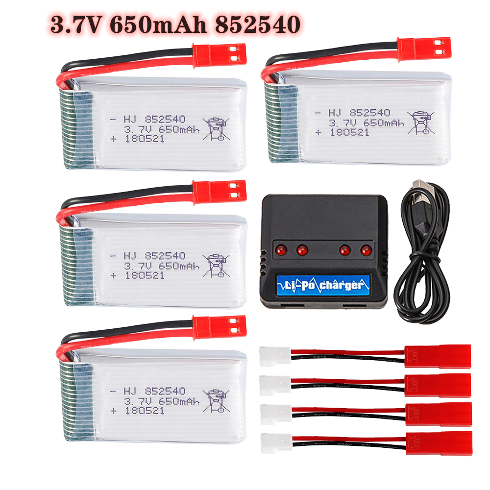 3.7v 650mAh 852540 Lipo Batter - Drone Battery Charger avaliação e preço