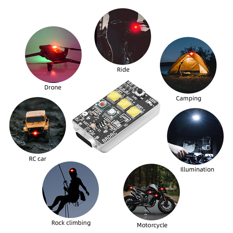 Mini Drone Strobe Light for DJ - Drone Strobe Light avaliação e preço