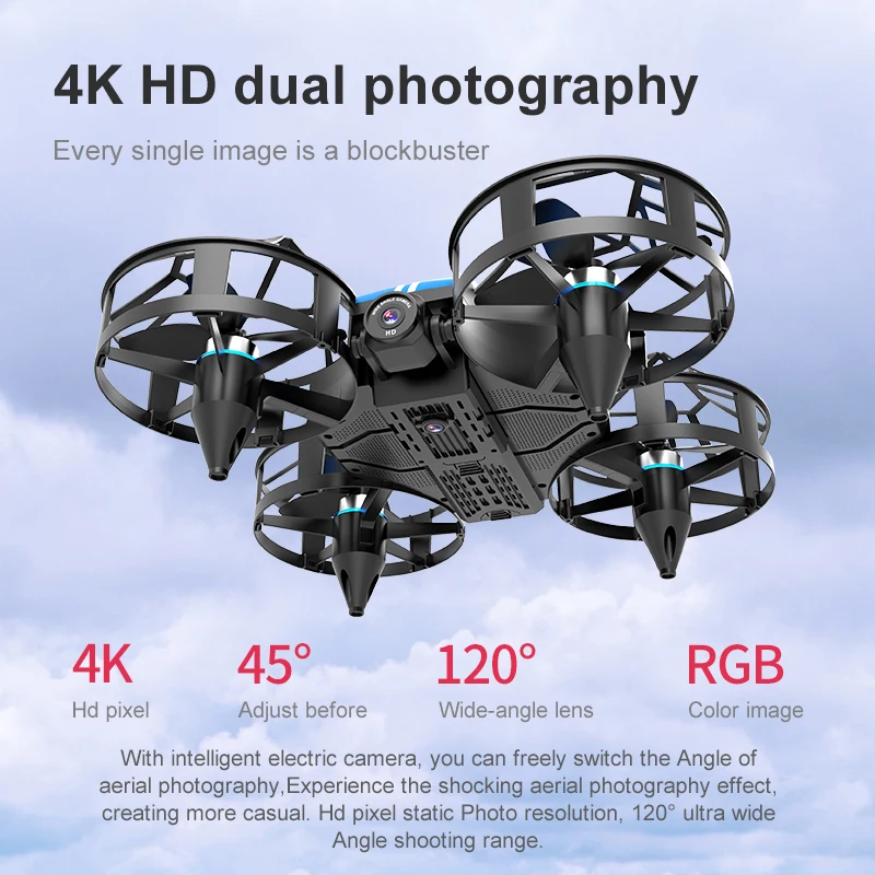 Mini RC Drone Professional 8K  - Drone Remote Controller Lanyard avaliação e preço