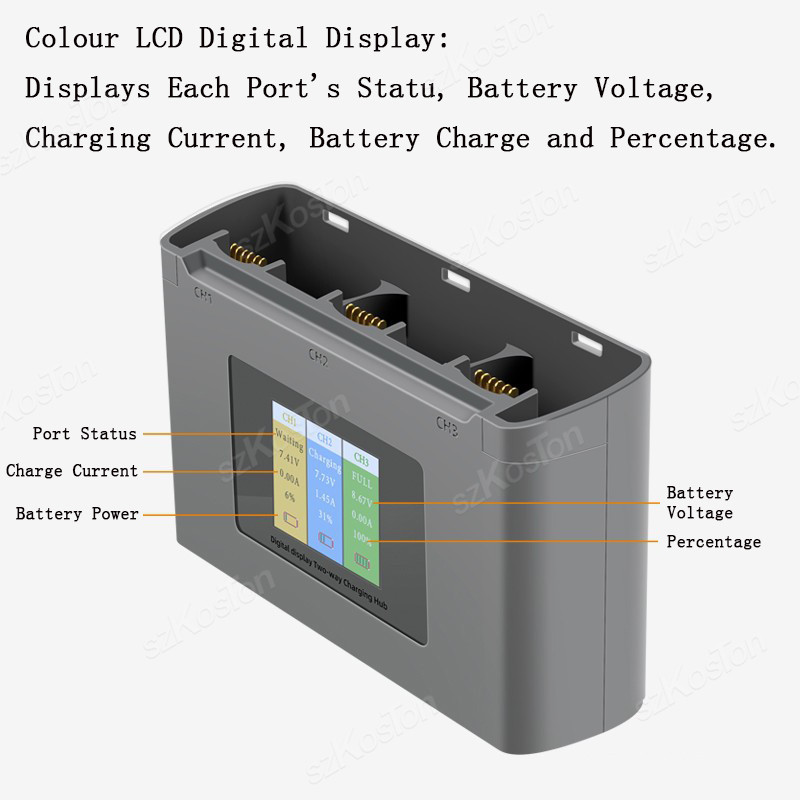 For DJI Mavic Mini 2/SE Mini 4 - Drone Charging Hub avaliação e preço