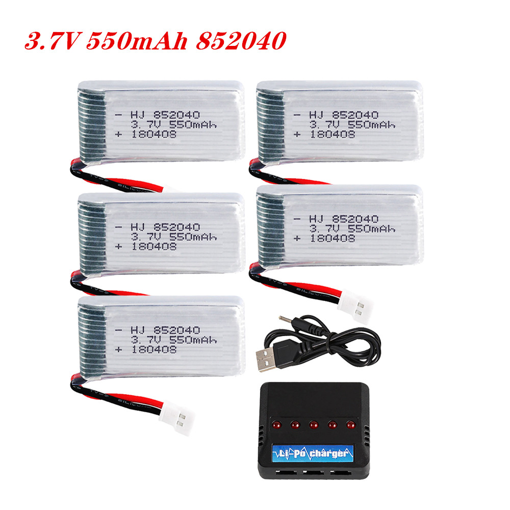 3.7V 550mAh 25C Lipo Battery 8 - Drone Battery Adapter avaliação e preço