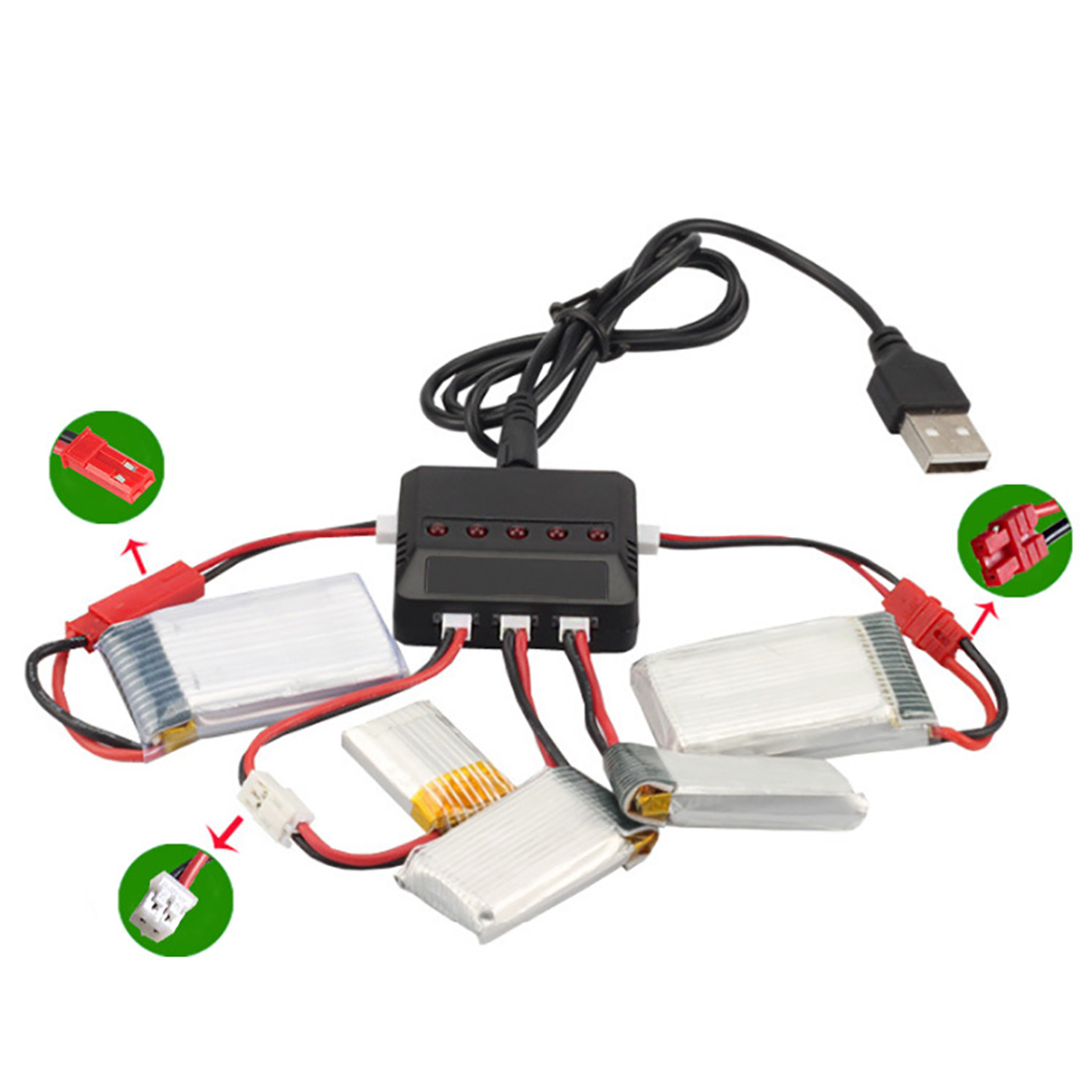 3.7V 550mAh 25C Lipo Battery 8 - Drone Battery Adapter avaliação e preço