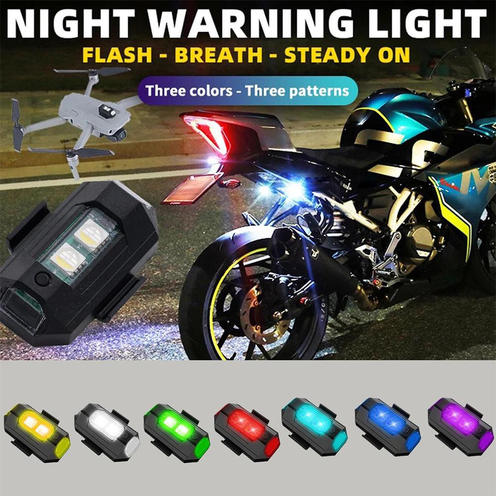 2PCS Mini LED Strobe Lights De - Drone Strobe Light avaliação e preço