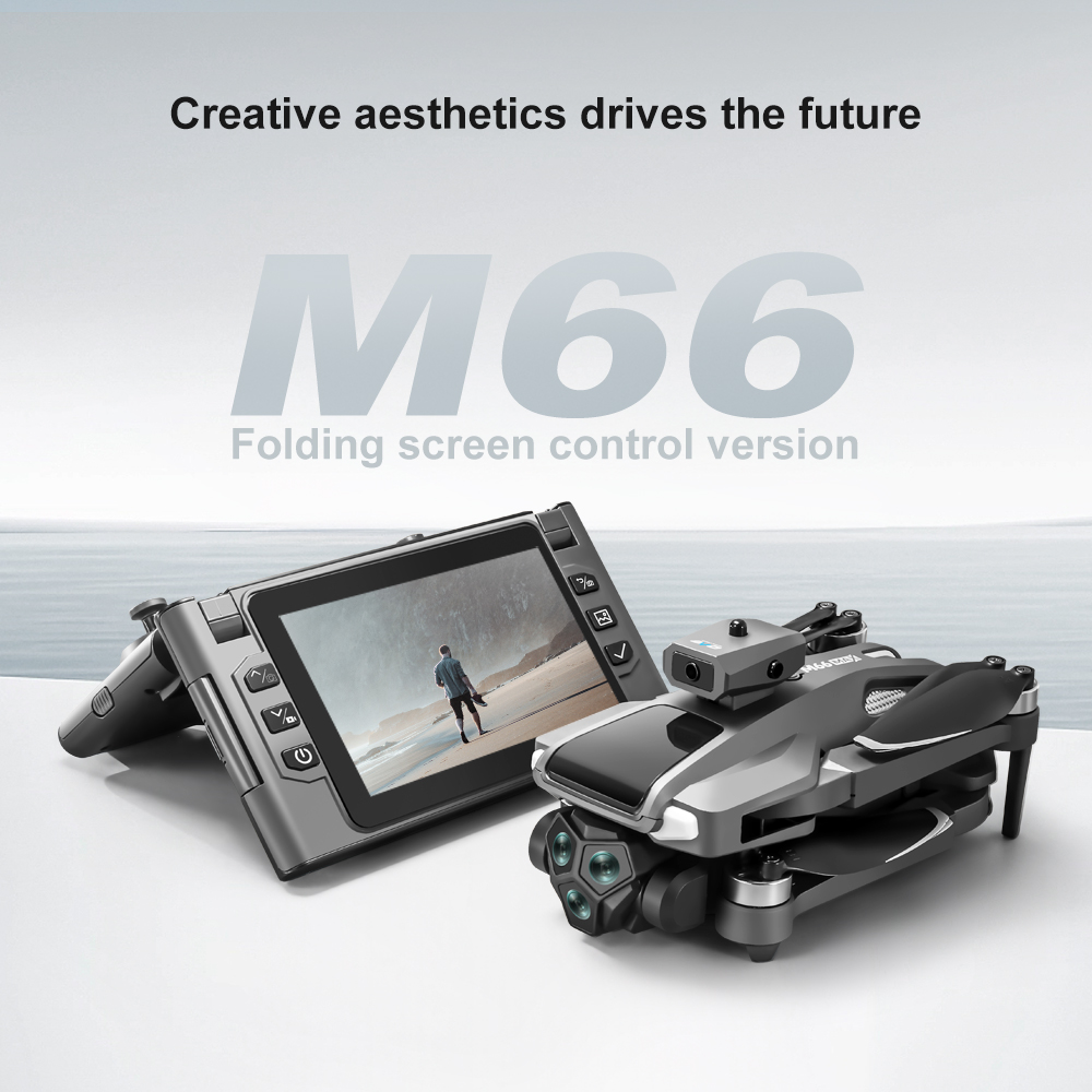 Foldable M66 RC Drone with 4.5 - Drone Controller Screen avaliação e preço