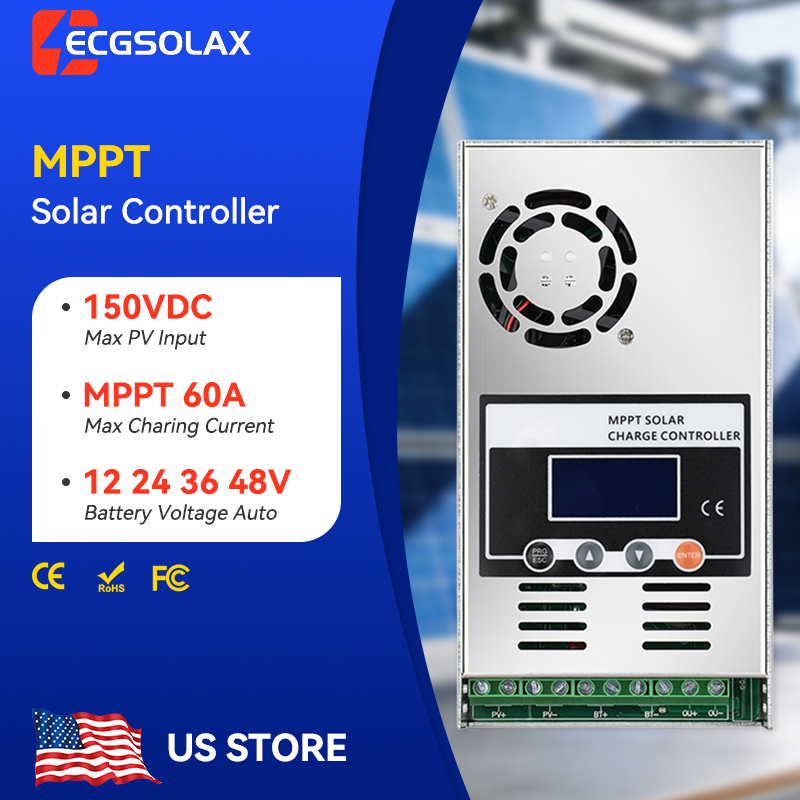 ECGSOLAX 60A MPPT Solar Charge - Drone Solar Charger avaliação e preço