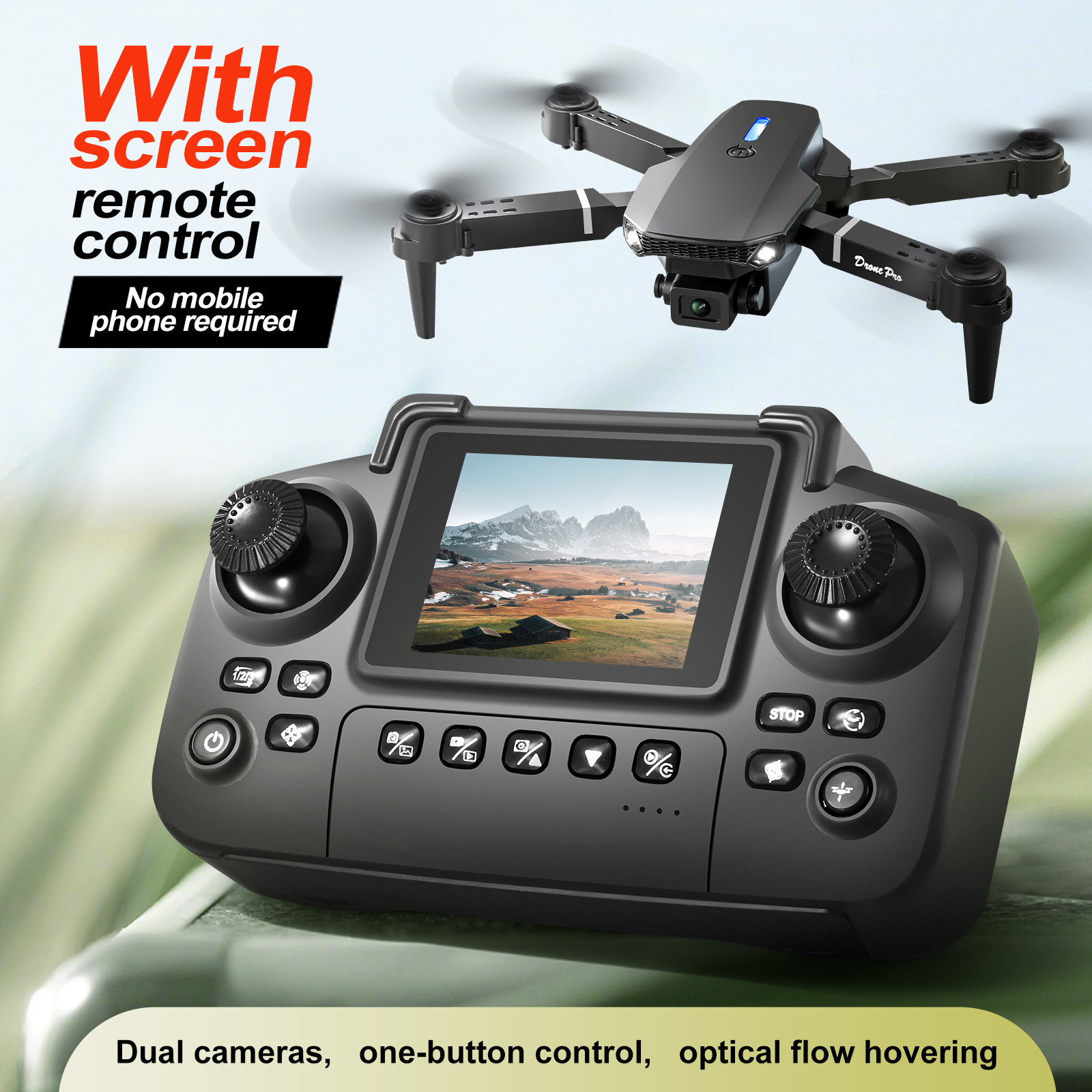 2025 New E88 E99 Upgraded Dron - Drone Controller Screen avaliação e preço
