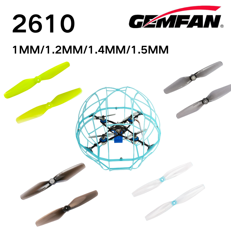 2610 Props Gemfan 2.6inch 2 Bl - Drone Battery Adapter avaliação e preço