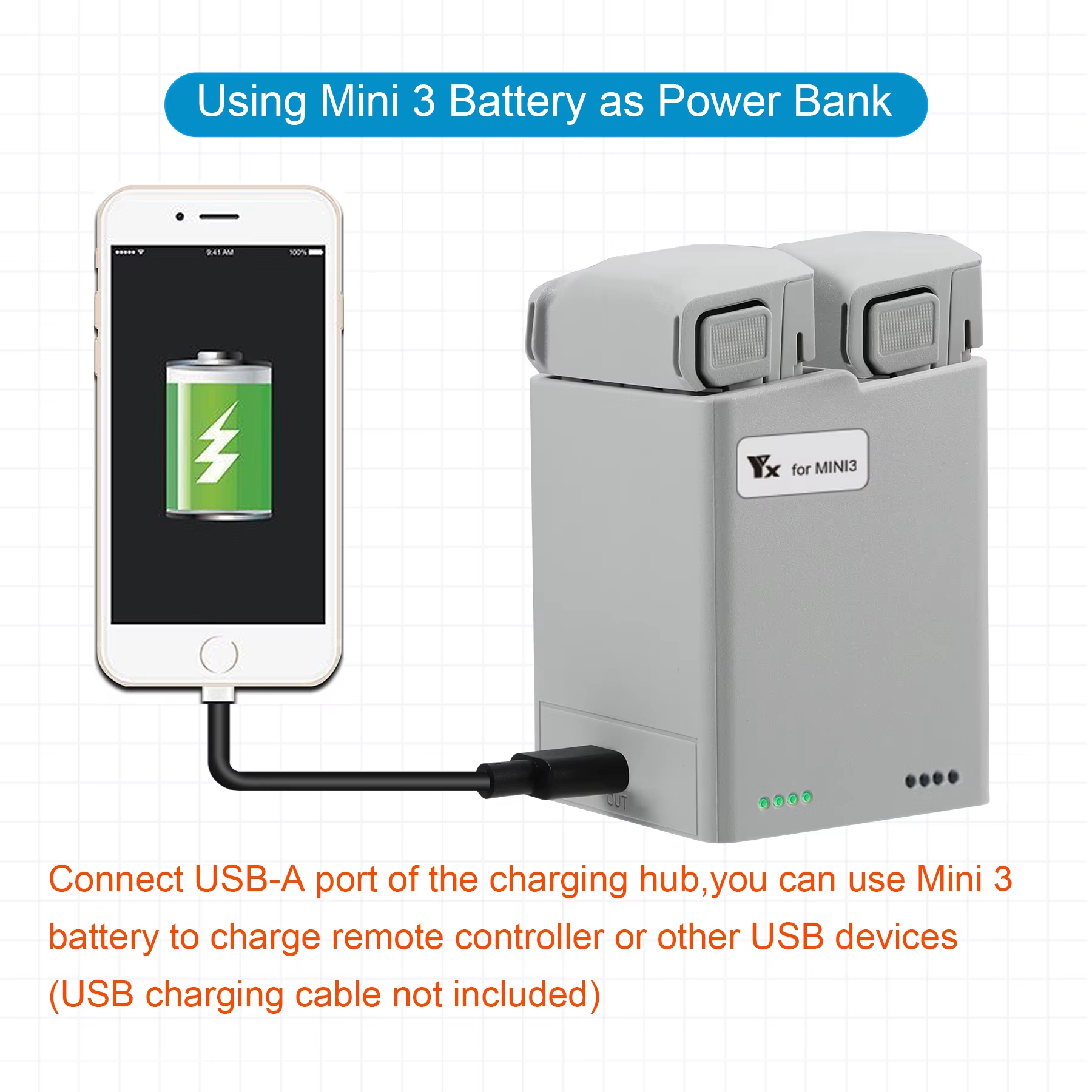 For DJI Mini 3Pro/4Pro Battery - Drone Charging Hub avaliação e preço